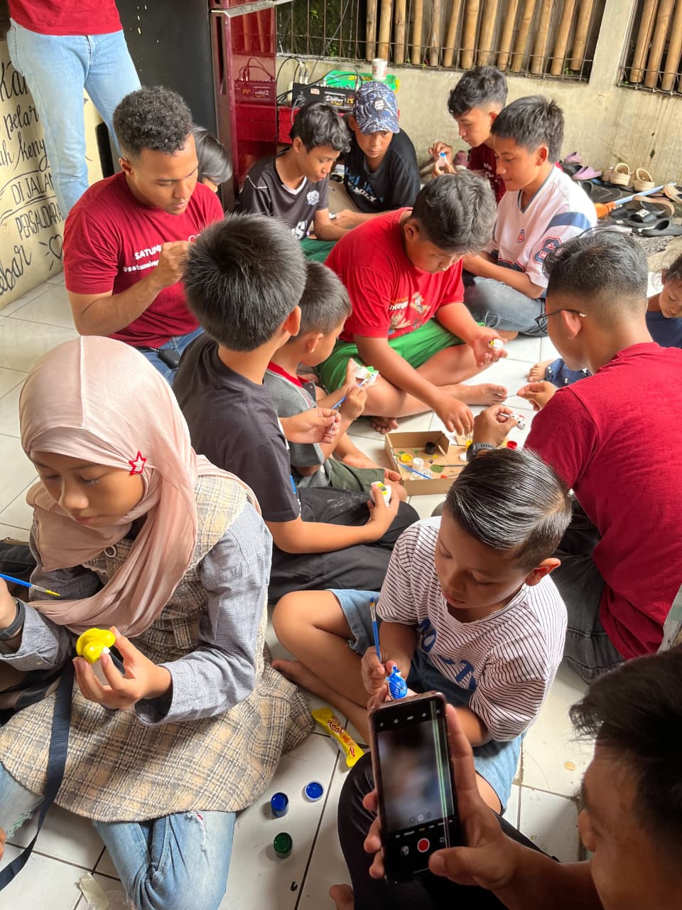 Melukis Gypsum & Mading Harapan